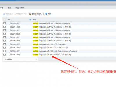 esxi6.7中，显卡设置为直通步骤