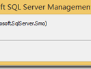 索引超出了数组界限(Microsoft.SqlServer.Smo)