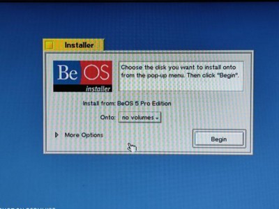 在Macintosh实体机上品尝BeOS
