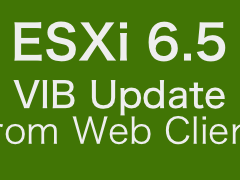 ESXi 6.5使用Web Client进行升级