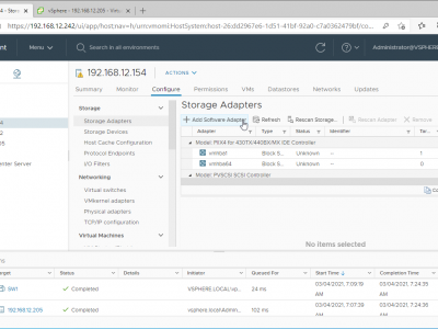 StarWind SAN & NAS CVM 2-node Converged Scenario with VMware vSphere 7