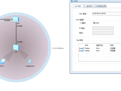 华为无线：AC+AP+交换机(ENSP实验)