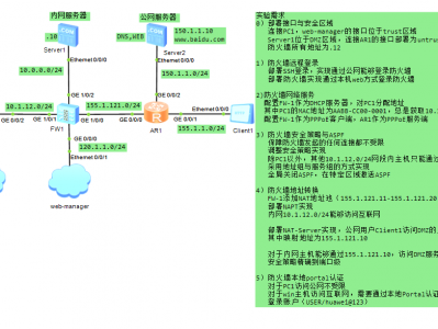 华为防火墙实验基础篇 portal认证