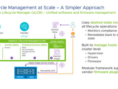 使用vSphere Lifecycle Manager（vLCM）管理独立主机和集群的生命周期。