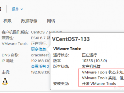 VMware Tools 状态