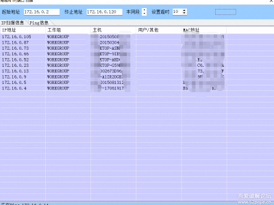 【网络维护小工具】 IP SCAN 1.0（局域网IP、端口扫描）【搬运】