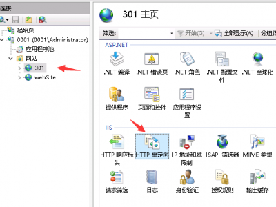 不带www地址301跳转到带www地址的方法  IIs如何配置实现301重定向