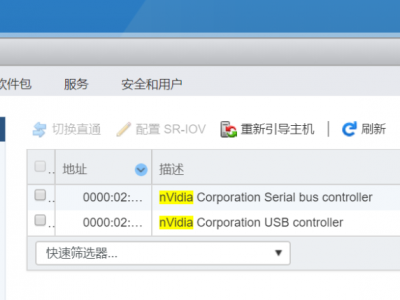 ESXI6.7 设置显卡直通