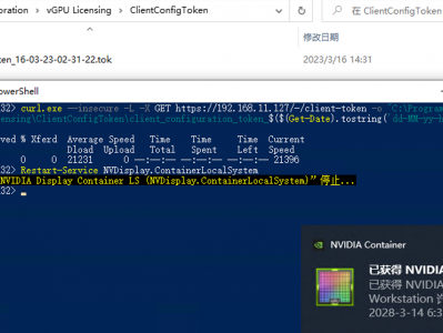 自建 免费 NVIDIA vGPU15 License Server 授权服务器