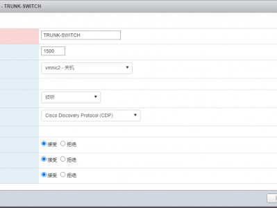 ESXI 设置 Trunk 网络