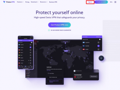 How to sign in to Proton VPN