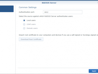 如何在 Synology Router 上使用 RADIUS Server 设置 WPA2-企业无线网络？