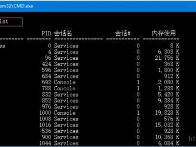 Windows 进程 Tasklist查看 与 Taskkill结束