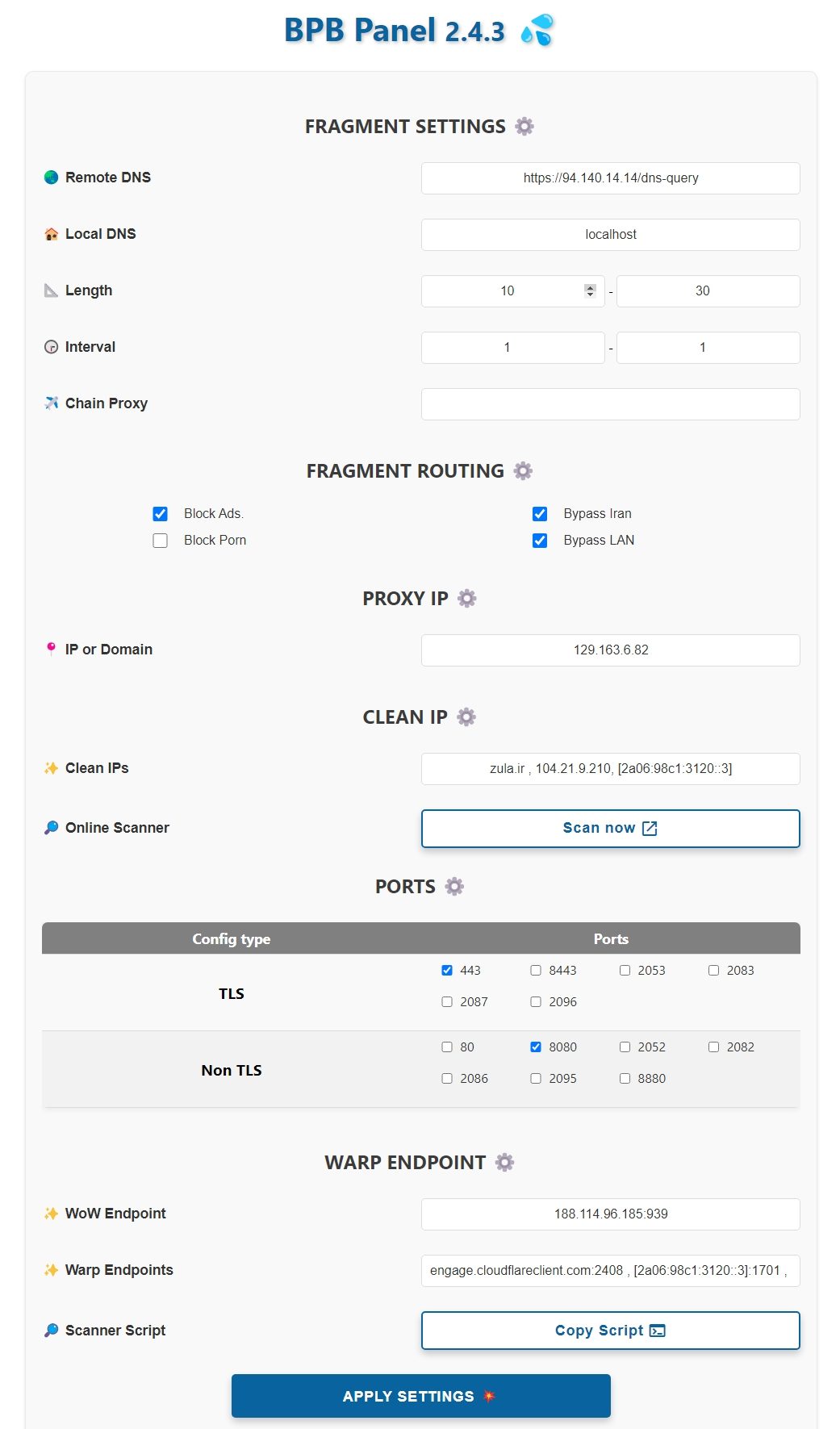 BPB Panel+CloudFlare 实现WARP IP优选，WARP 免费VPN永久免费订阅-1