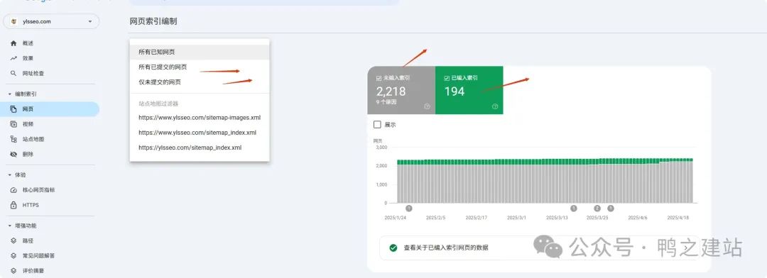 谷歌站长教程及常见问题合集 – 查看所有已收录页面